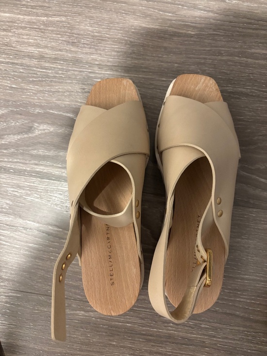 Stella McCartney Shoes - Stella McCartney Women's Tan and Cream Sandals